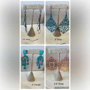 4 Pairs of Earrings